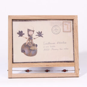 Cadre en bois * Cueilleuse d’étoiles (pp)